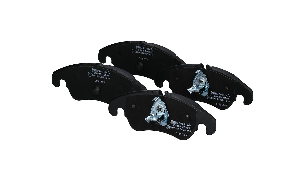 Jeu de 4 plaquettes de frein VALEO ref. 302412A